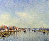 Sisley, Alfred - Banks of the Loing at Saint-Mammes